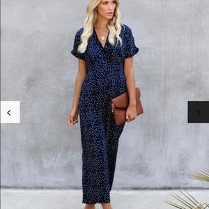NWT VICI Polka Dot Jumpsuit